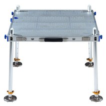 수상좌대 알류미늄 접이식 좌판 카본 판야대물찌 실버, 중공기함100x90다리1.2미터