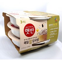 햇반 매일 찰잡곡밥, 210g, 36개