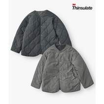 LAFUDGESTORE [3M 신슐레이트] M1965 밀리터리 리버서블 퀄팅자켓_Smoke Gray