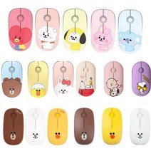 BT21 우주스타 베이비 무선 무소음 마우스 RMS-BT21 -BABY-CM, 치미