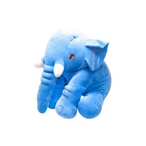 기프트앤돌 대형 코블리 코끼리 애착 모찌 봉제인형 60cm 캐릭터인형, 블루