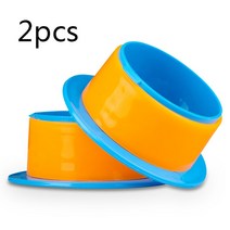 랩핑 머신 2 Pcs PE Stretch Film Handle Handheld Plastic Hand Guard Anti-scratch Wrapper Winder Reusable, [01] 2pcs