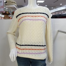 샤이린 DP01 꽈배기 배색 니트 Sy1esw703