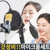 너츠 유튜브 방송용 마이크(유선)NM-100, 블랙