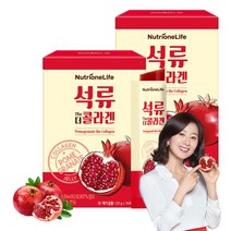 뉴트리원 석류콜라겐 젤리 스틱 스페인산 100% 석류농축액 식물성에스트로겐 엘라그산 저분자피쉬콜라겐 히알루론산 엘라스틴, 2개, 280g