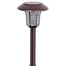 울트라트랩 야외 태양광 모기 퇴치등 옥외 방수 장치, 은  단결정 실리콘