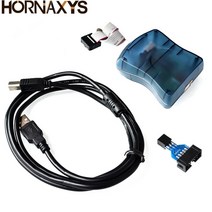 모듈avrisp 컴퓨터부품 AVAT AVRISP mkII XP2 AVR ISP mk2 USB 시스템 프로그래머 Studio 4 & 5 6 7 ST, 02 STK500 Adapter plate