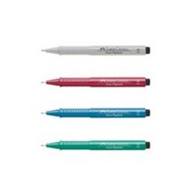 파버카스텔 에코피그먼트 라이너 펜 4색 낱색 0.05mm-0.8m, 1개, 그린 0.7