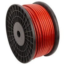 접지선 파워 접지케이블 앰프 카오디오 전원선 연결선, 05 허큘 8게이지 레드 50CM