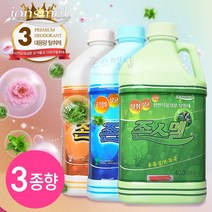 [존스멜] 천연탈취제 대용량 4리터 / 3종향, 그린-피톤치드향