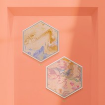 위아트 추상화 몬드리안 앙리마티스 그림 모던아트 육각 팔각 다각액자 12종, 11.디자인랩_무제_267(팔각)
