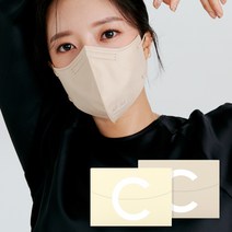 콜로레 KF94 마스크 새부리형 대형 마스크 숨쉬기편한 스타일 정식판매점 온라인파트너, 웹베이지, 25매