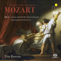 [CD] Trio Roseau 모차르트: `코지 판 투테` 디베르티멘토 [목관 3중주 연주반]