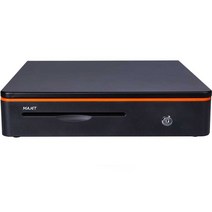 금전출납기 캐쉬박스 매장 슬라이딩 개업 선물 계산대, 검정색 대형   (12V-24V 범용)