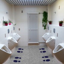 구두발자국스티커 그래픽스티커 인테리어스티커 포인트스티커 바닥스티커 디자인스티커, 2타입(소)-홀로그램 믹스 골드