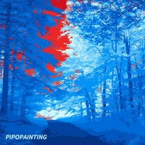 피포페인팅 DIY 명화그리기 유화그리기 세트 F171 가을겨울풍경 그림그리기, 단품