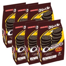 대용량간식 일본과자 주전부리 간식세트 크림오 비터 초코 108g 6개