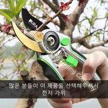 원예도구 SK5 강철 가지치기 가위 가볍고 날카로움 그린 미니 가위, 고급