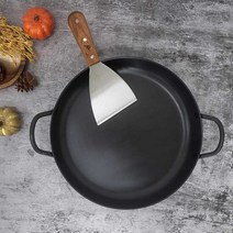 업소용 경질 캠핑 볶음 철판 전판 닭갈비팬-깊은형, 28cm