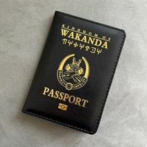 지갑 여권 전자 케이스 해외여행 Wakanda 커버 팬더 홀더