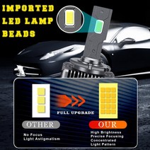 폭스바겐 D1S 헤드라이트 Canbus LED 전구 VW Passat 도요타 BMW 벤츠 아우디 Q3 A4L 12V, 01 4300K_01 30000LM_01 D5S