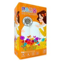 물에잘녹는 두루마리휴지 미소지움 천연펄프 16m 3겹 30롤 화장실용 화장지 먼지없는 비데용 코스트코 홈쇼