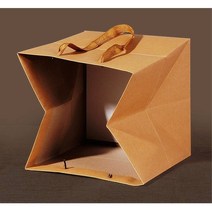 크라프트 재질 사각 선물 무지 쇼핑백 5개 관공서쇼핑백 박람회쇼핑백 예쁜종이가방 단체선물 잔치쇼핑백, 소형