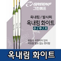 씨타임 GREEN F 옥내림화이트 옥내림찌 민물찌 카본톱