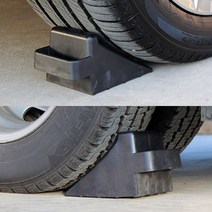 바비카 구형스포티지 고임목 소형용 2P 주차버팀목 경사로주차 미끄럼방지 스토퍼 주차고임목 밀림방지