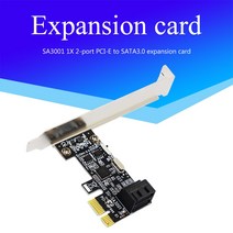 SA3001 2 포트 SATA III PCIe 확장 카 30PCIe 1X 컨트롤러 PCI Express 댑터 변환기 브래킷 포함 신제품, CHINA_1X2 Port