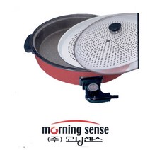 모닝센스 MSP-3500전기찜기팬 후라이팬 꽃차피자팬, MSP-3500