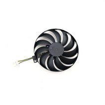 5700XT 그래픽 카드 냉각 팬 T129215Su 쿨러 팬 ASUS RX5600XT 5700 듀얼 EVO OC, 01 Left Fan