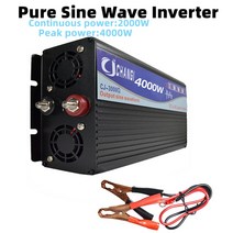 인버터 컨버터 순수 사인파 가정용 자동차 전력 변환기 태양 에너지 DC 12V 24V 48V 60V 에서 AC 110V 220V 50HZ 60HZ 2000W 3000W 4000W, 4000W+72+Universal 220v 60hz