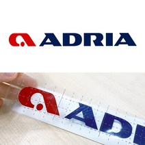 아드리아 스티커 ADRIA 데칼 카라반 스티커, 62cm, 메탈