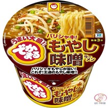 일본컵라면 일본컵라멘 일본라면 마루짱 데카마루 바삭바삭! 숙주 된장 라멘 160g×12개, 마루짱 데카마루 바삭바삭! 숙주 된장 라멘 1