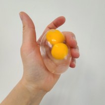 말랑이 글리터말랑이 주물럭 계란말링이 야광말랑이, 1개