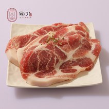 육가 국내산 조선한돈 1등급 목살 통목살 (냉장)500g 1kg 구이용 바베큐 캠핑용, 500g, 2개