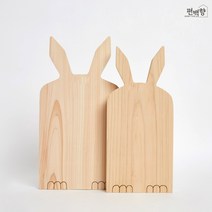 편백향 토끼도마 편백나무 항균 플레이팅 원목 주방 위생도마, 편백향 토끼도마(대)