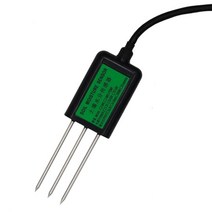 토양 습도 센서 온도 토양 전기 전도도 센서 미터 - 출력 토양 수분 ec 센서 rs485 4-20ma 0-5v, 습도 0-5v
