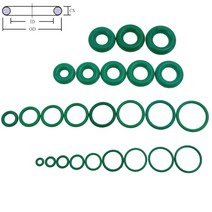 CS 4mm OD13-100mm 녹색 FKM 불소 고무 O 링 오일 씰링 가스켓, 33 45mm x 4mm 2pcs_01 4mm