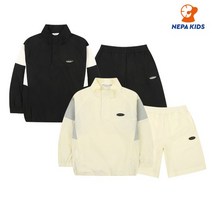 네파 키즈 네파키즈 본사 KJC5907 포스트 듀얼 숏츠 상하세트