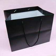 [렛츠베이킹] 모시블랙 화과자상자, 모시블랙 화과자쇼핑백 10구, 10개