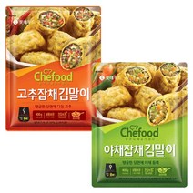 [다만세푸드] 롯데 고추잡채(400+400) x 야채잡채 (400+400) 총 4봉 / 김말이 튀김