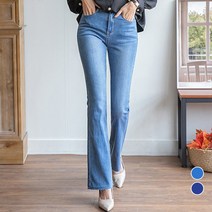 [나크21] (S~2XL) 밴딩 일자 데님 청바지 DM11-P-15