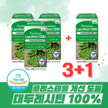 프리미엄 레시틴1200 인지질, 60정, 4통