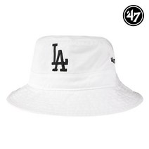 47브랜드 47브랜드 LA다저스 MLB 버킷햇 남자 여성 등산 낚시 벙거지 모자 B-BKT12GWF-WH