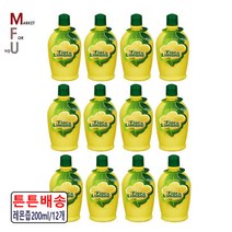 피오디 레몬즙 200ML 12개 레몬에이드 레몬원액 T