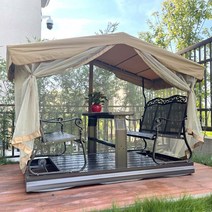 친환경 등나무 정원그네 테라스 펜션 스윙체어 레저 단철 테이블과 의자 좌우 40cm 이동, B