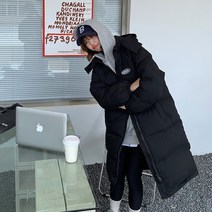 한국판 패딩 작은 패딩 야상 하프다운 숏패딩