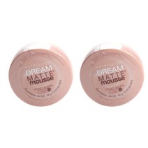 메이블린 드림 매트 무스 파운데이션 18g, Creamy Natural, 2개
